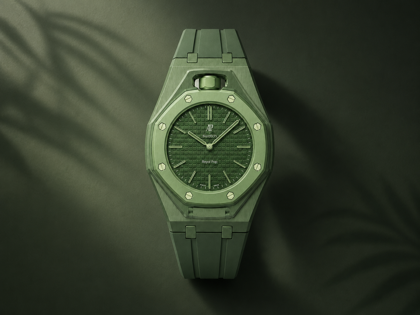 Bracelet GREEN EIGHT — Édition AP × Swatch