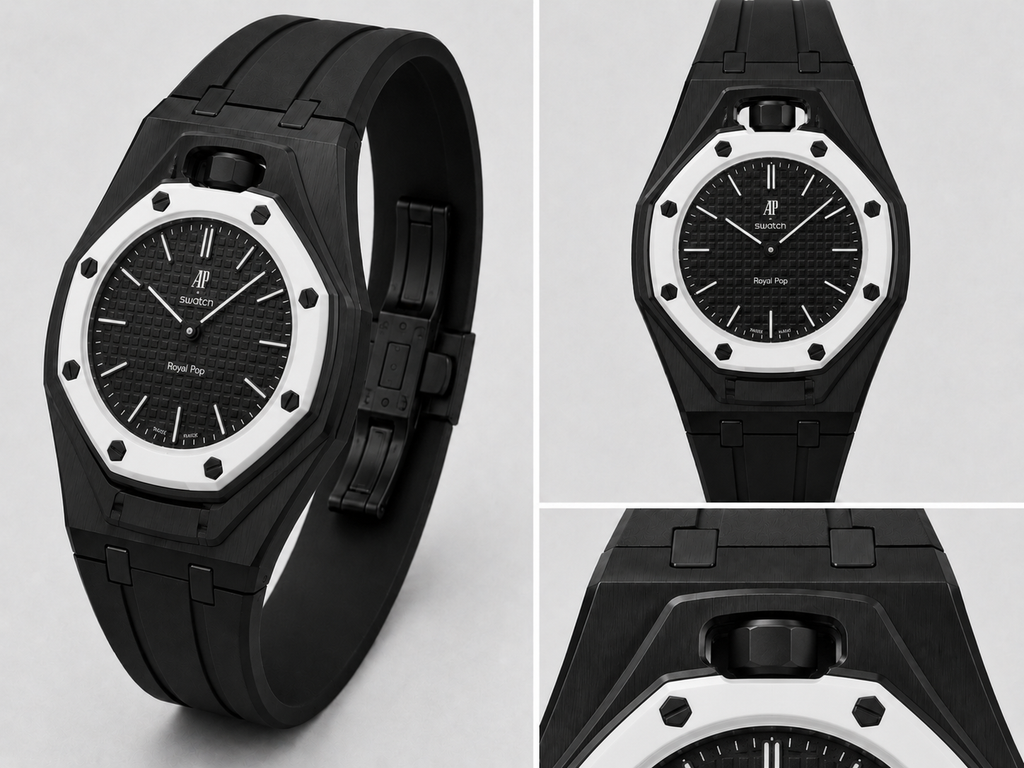 Bracelet OCHO NEGRO — Édition AP × Swatch