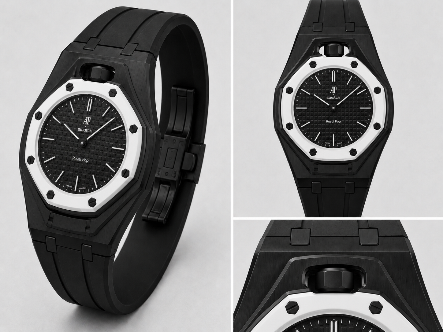 Bracelet OCHO NEGRO — Édition AP × Swatch