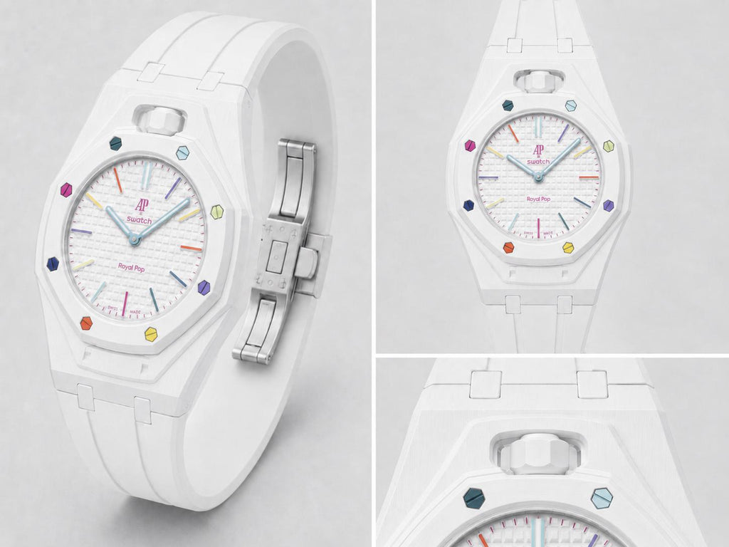 Bracelet HUIT BLANC — Édition AP × Swatch