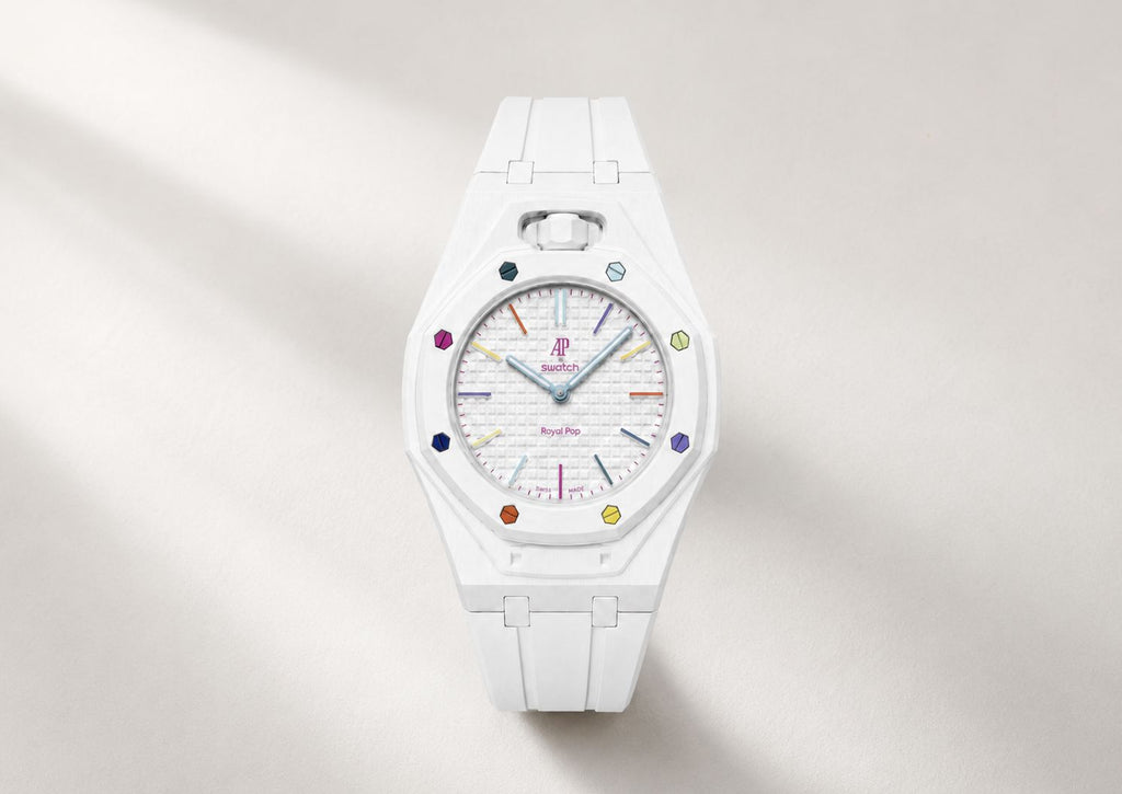 Bracelet HUIT BLANC — Édition AP × Swatch